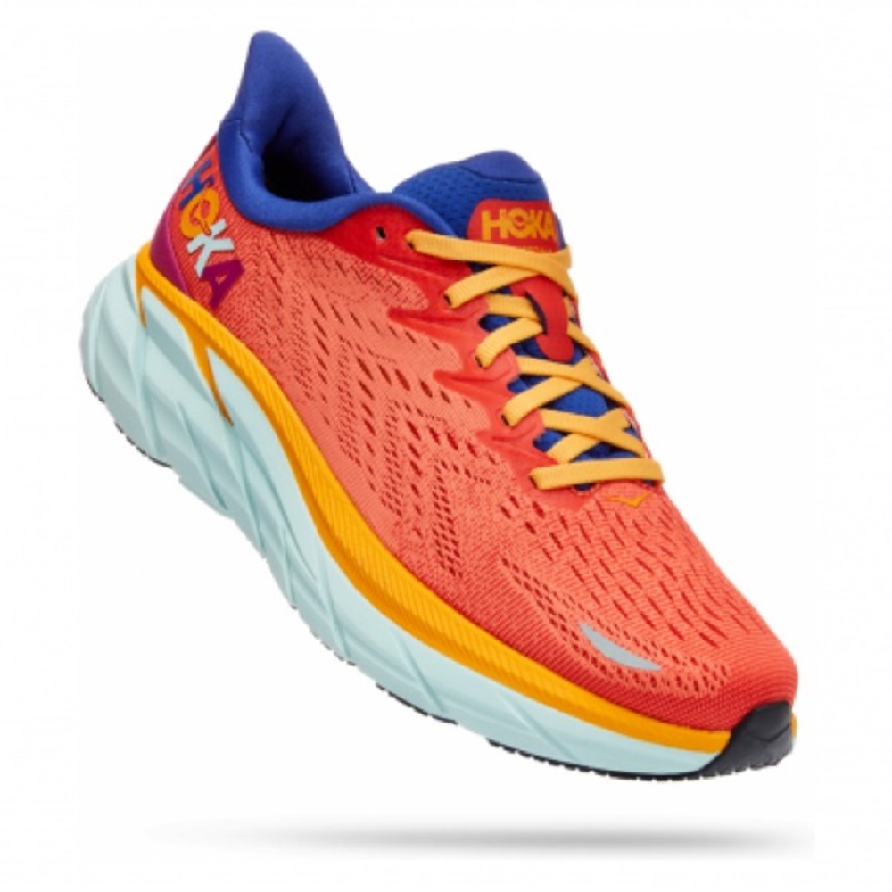 Orange HOKA Clifton 8